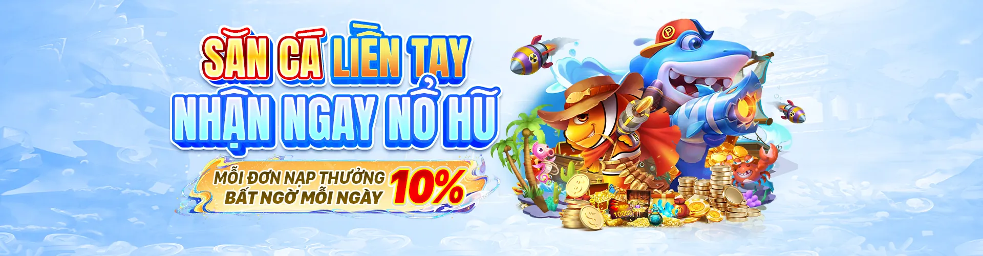 Trò chơi bắn cá tại CASINO BL555 với chủ đề đại dương, cá vàng và tiền thưởng lớn.